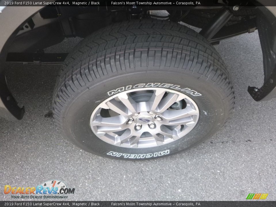 2019 Ford F150 Lariat SuperCrew 4x4 Magnetic / Black Photo #7