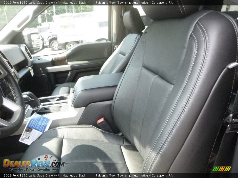 2019 Ford F150 Lariat SuperCrew 4x4 Magnetic / Black Photo #10