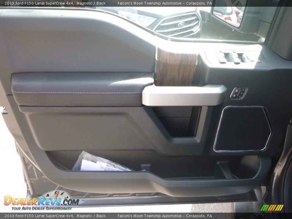 2019 Ford F150 Lariat SuperCrew 4x4 Magnetic / Black Photo #11
