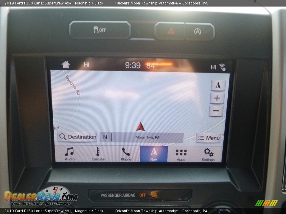 2019 Ford F150 Lariat SuperCrew 4x4 Magnetic / Black Photo #14