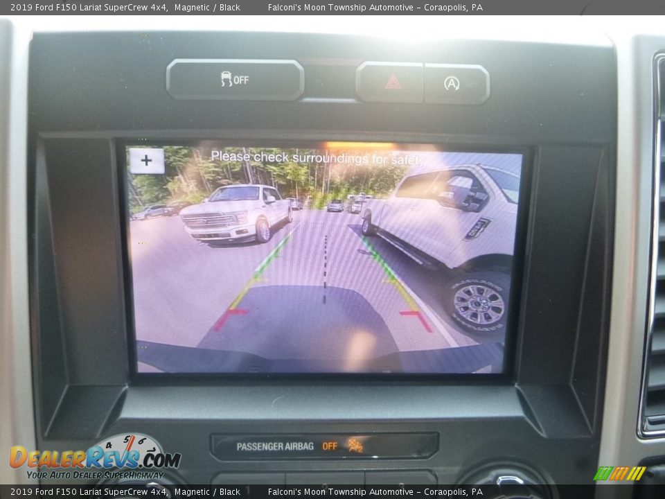 2019 Ford F150 Lariat SuperCrew 4x4 Magnetic / Black Photo #15