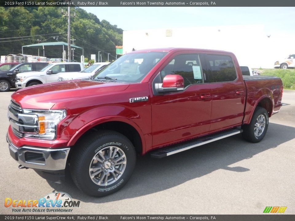 2019 Ford F150 Lariat SuperCrew 4x4 Ruby Red / Black Photo #5