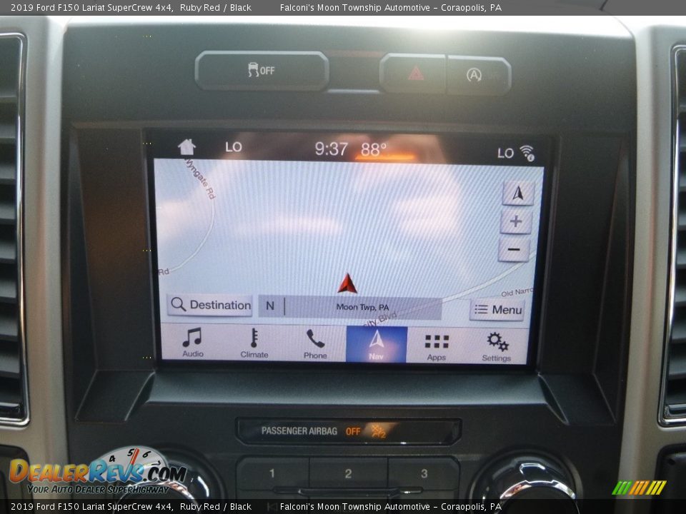 2019 Ford F150 Lariat SuperCrew 4x4 Ruby Red / Black Photo #14