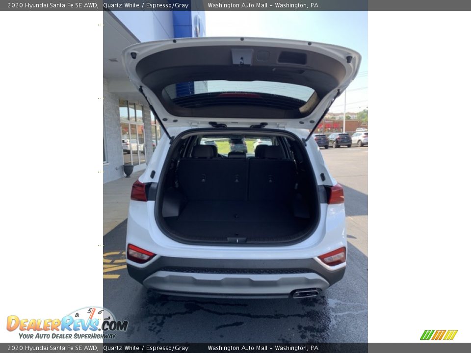 2020 Hyundai Santa Fe SE AWD Quartz White / Espresso/Gray Photo #21