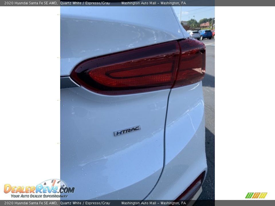 2020 Hyundai Santa Fe SE AWD Quartz White / Espresso/Gray Photo #23