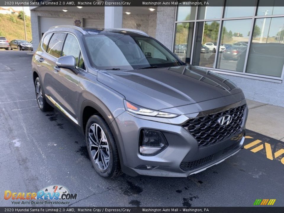 Front 3/4 View of 2020 Hyundai Santa Fe Limited 2.0 AWD Photo #2