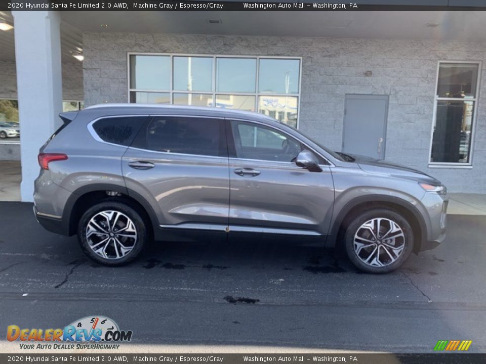 Machine Gray 2020 Hyundai Santa Fe Limited 2.0 AWD Photo #3