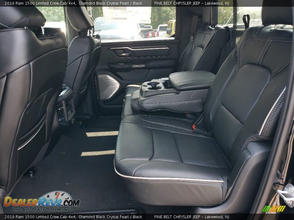 Rear Seat of 2019 Ram 1500 Limited Crew Cab 4x4 Photo #6
