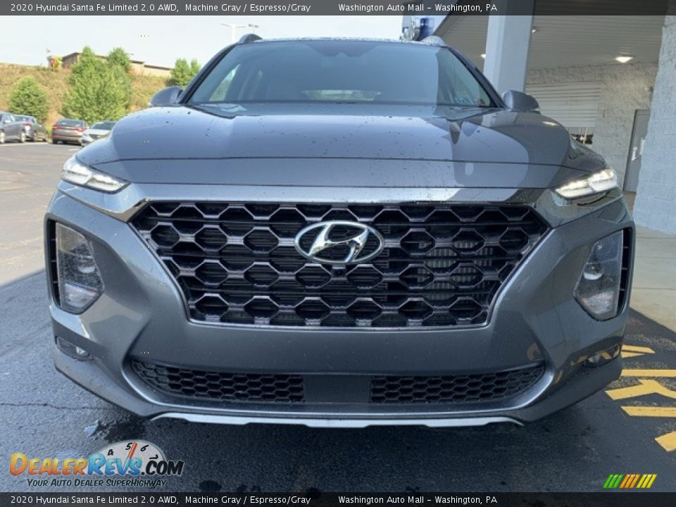 2020 Hyundai Santa Fe Limited 2.0 AWD Machine Gray / Espresso/Gray Photo #8