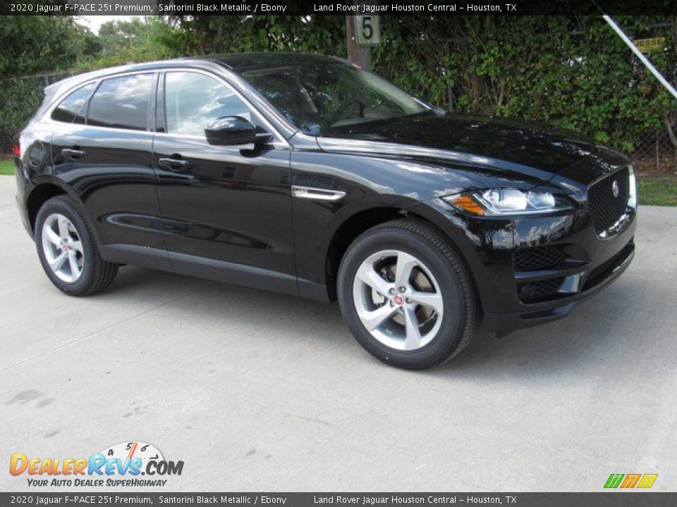 Santorini Black Metallic 2020 Jaguar F-PACE 25t Premium Photo #1