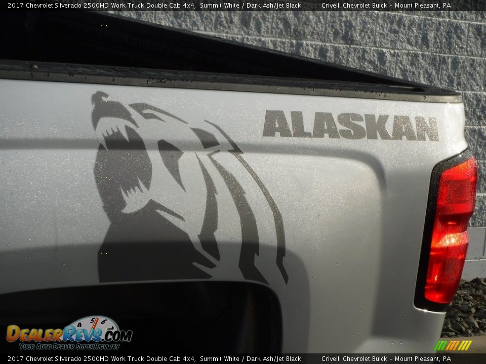 2017 Chevrolet Silverado 2500HD Work Truck Double Cab 4x4 Summit White / Dark Ash/Jet Black Photo #3
