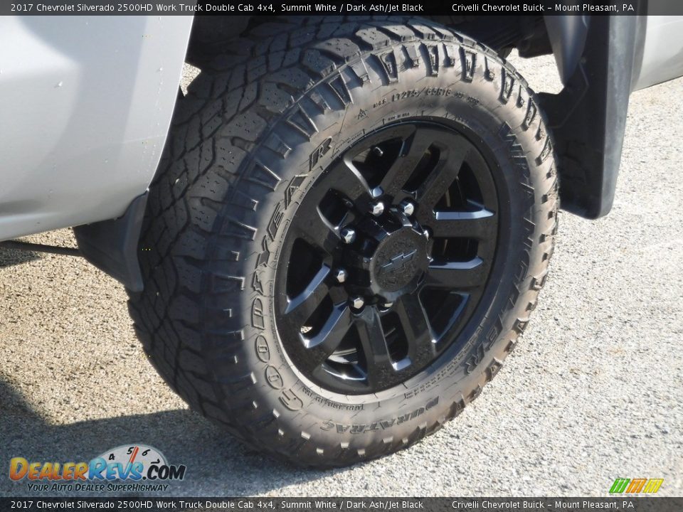2017 Chevrolet Silverado 2500HD Work Truck Double Cab 4x4 Summit White / Dark Ash/Jet Black Photo #4