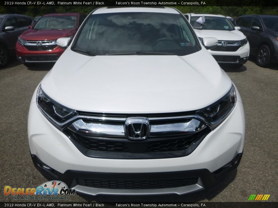2019 Honda CR-V EX-L AWD Platinum White Pearl / Black Photo #6