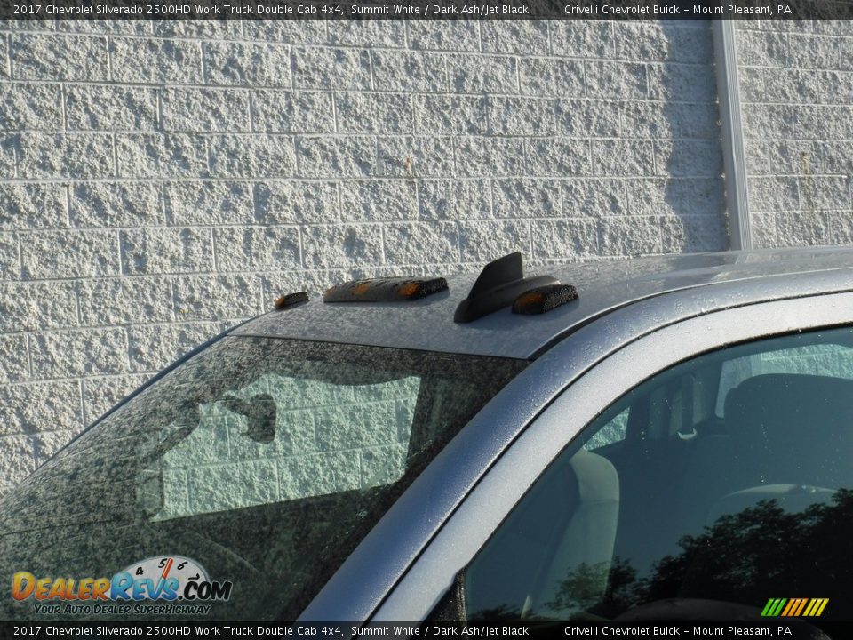2017 Chevrolet Silverado 2500HD Work Truck Double Cab 4x4 Summit White / Dark Ash/Jet Black Photo #6