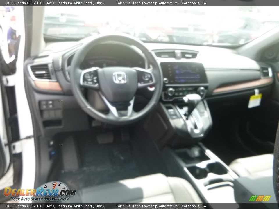 2019 Honda CR-V EX-L AWD Platinum White Pearl / Black Photo #10