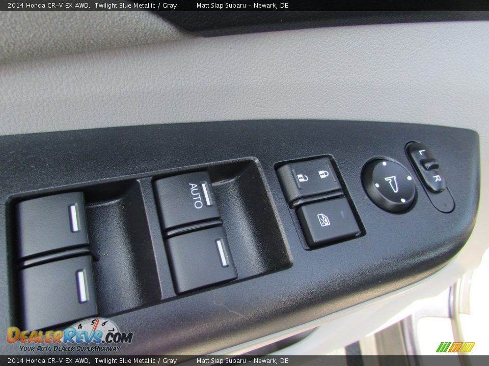 2014 Honda CR-V EX AWD Twilight Blue Metallic / Gray Photo #15