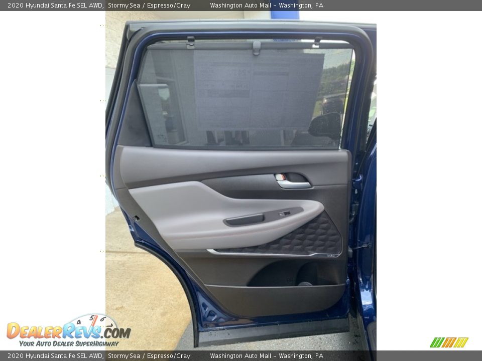 2020 Hyundai Santa Fe SEL AWD Stormy Sea / Espresso/Gray Photo #17