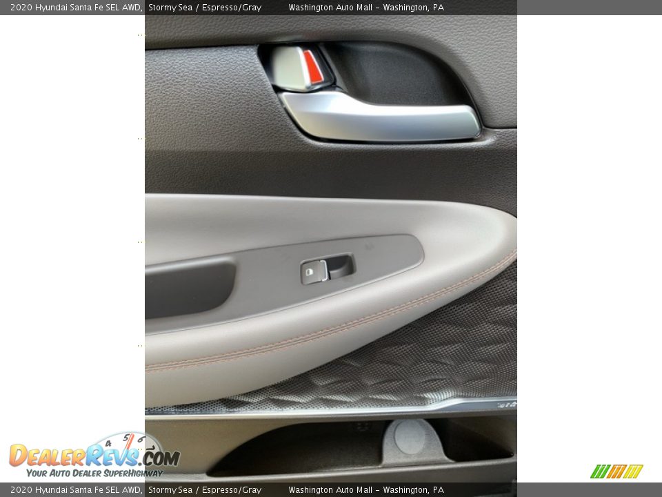 2020 Hyundai Santa Fe SEL AWD Stormy Sea / Espresso/Gray Photo #18