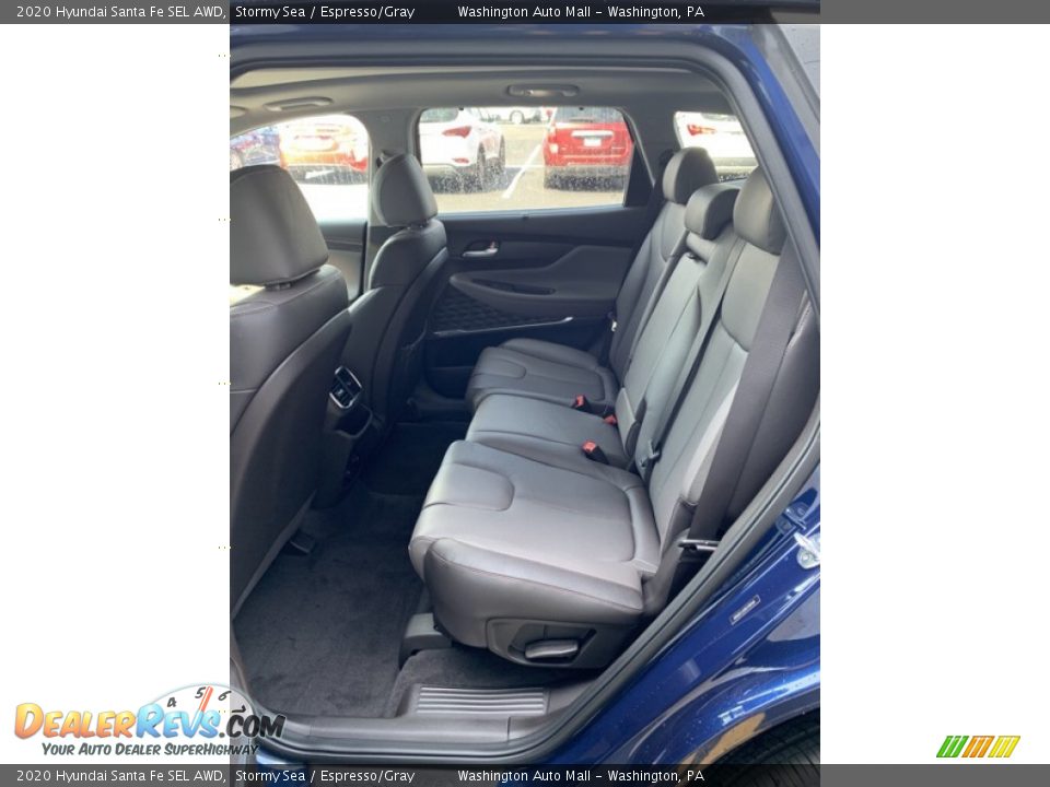 2020 Hyundai Santa Fe SEL AWD Stormy Sea / Espresso/Gray Photo #20