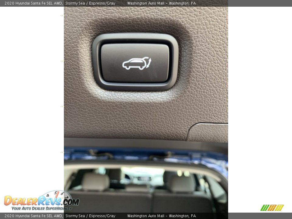 2020 Hyundai Santa Fe SEL AWD Stormy Sea / Espresso/Gray Photo #23
