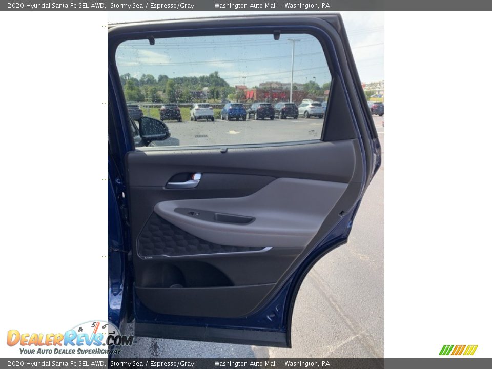 2020 Hyundai Santa Fe SEL AWD Stormy Sea / Espresso/Gray Photo #25