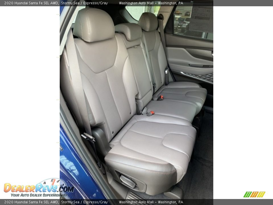 2020 Hyundai Santa Fe SEL AWD Stormy Sea / Espresso/Gray Photo #26