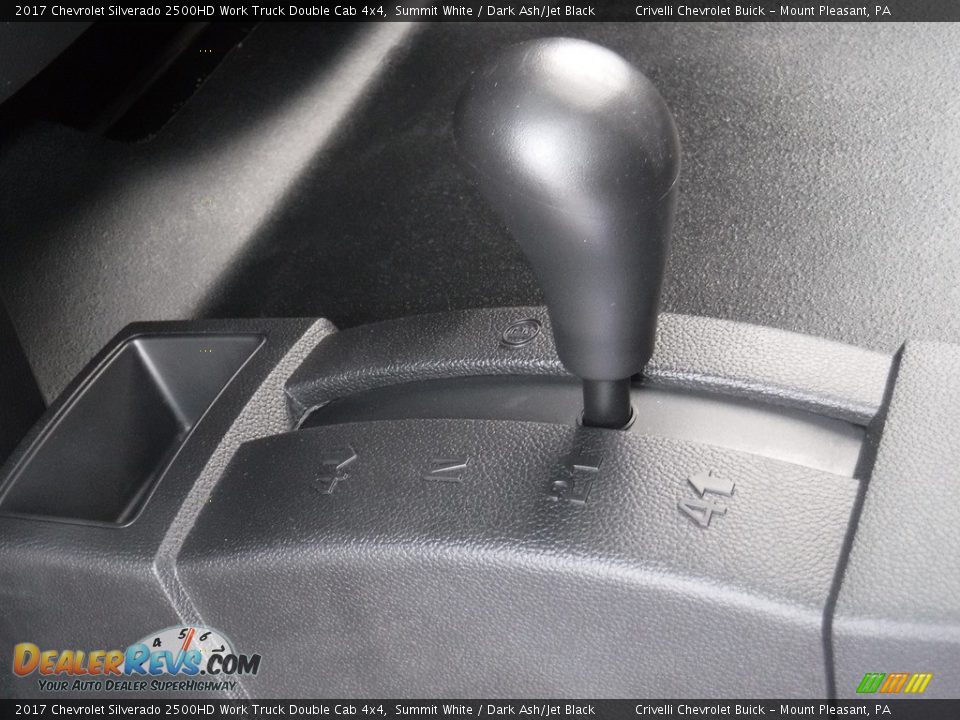 2017 Chevrolet Silverado 2500HD Work Truck Double Cab 4x4 Summit White / Dark Ash/Jet Black Photo #17