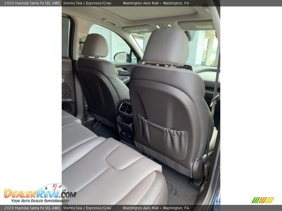 Rear Seat of 2020 Hyundai Santa Fe SEL AWD Photo #27