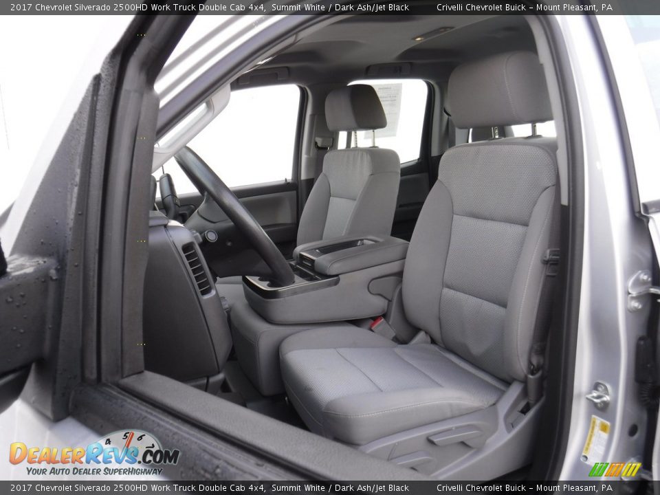 2017 Chevrolet Silverado 2500HD Work Truck Double Cab 4x4 Summit White / Dark Ash/Jet Black Photo #19