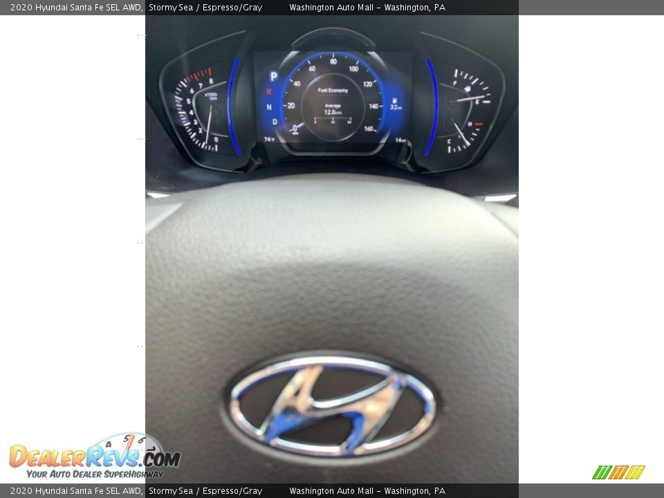 2020 Hyundai Santa Fe SEL AWD Gauges Photo #33