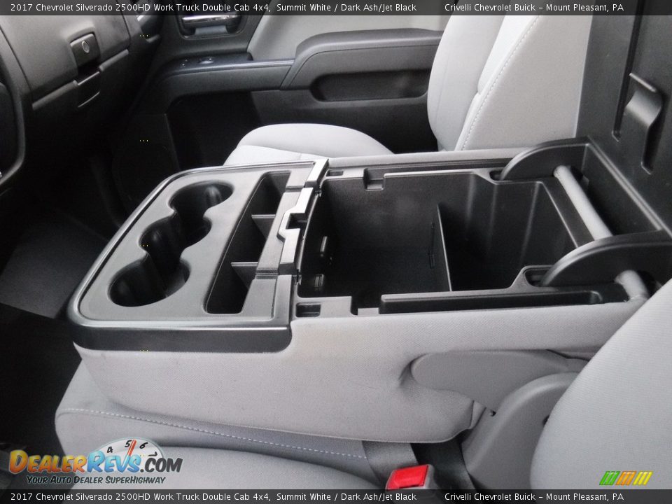 2017 Chevrolet Silverado 2500HD Work Truck Double Cab 4x4 Summit White / Dark Ash/Jet Black Photo #21
