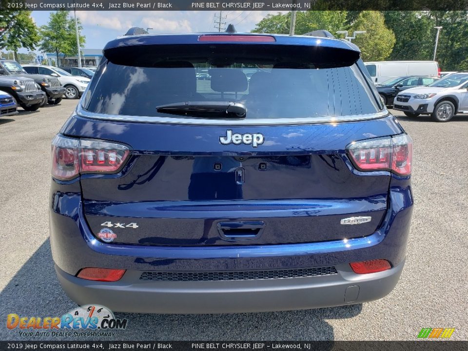 2019 Jeep Compass Latitude 4x4 Jazz Blue Pearl / Black Photo #5
