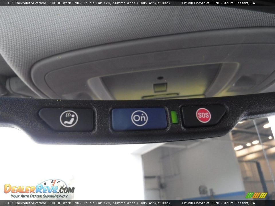 2017 Chevrolet Silverado 2500HD Work Truck Double Cab 4x4 Summit White / Dark Ash/Jet Black Photo #23