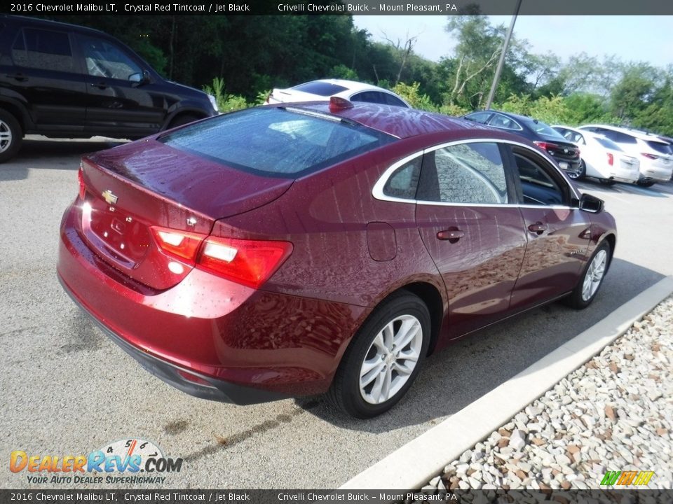 2016 Chevrolet Malibu LT Crystal Red Tintcoat / Jet Black Photo #6