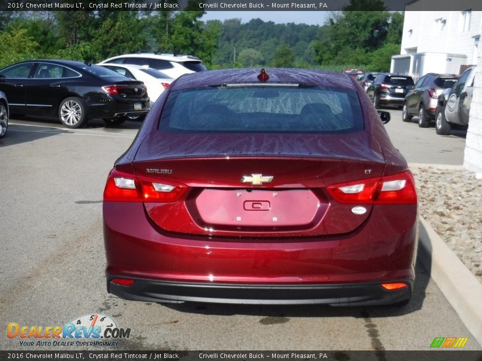 2016 Chevrolet Malibu LT Crystal Red Tintcoat / Jet Black Photo #7