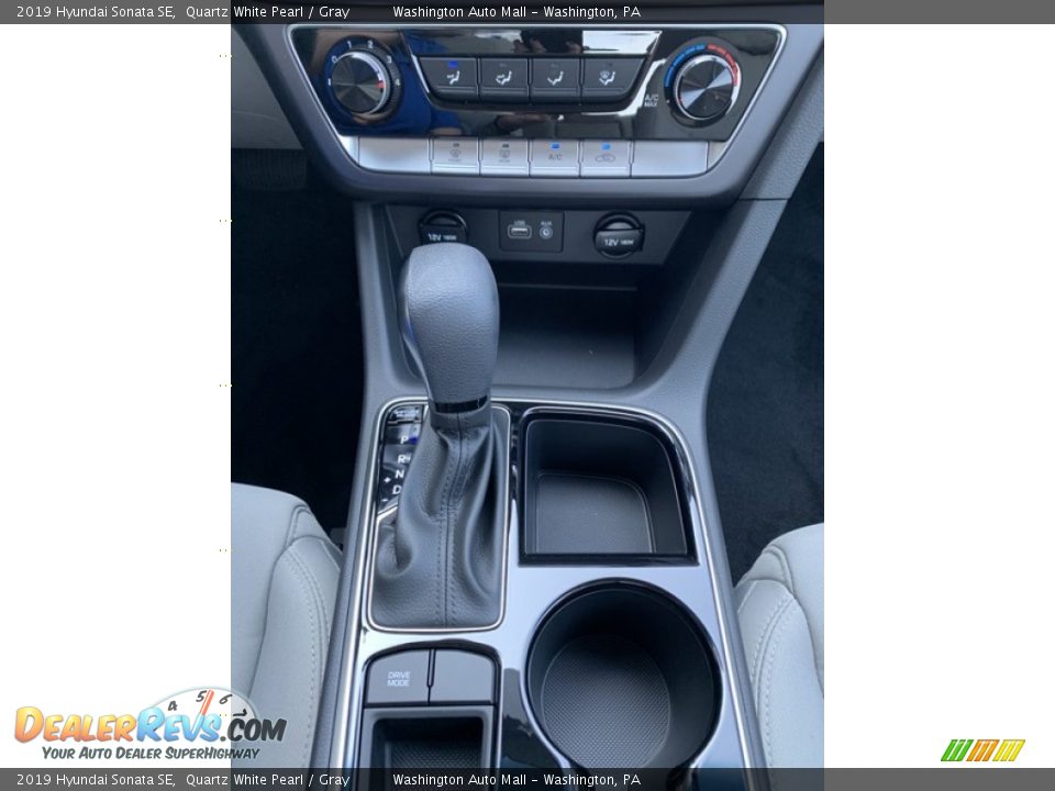 2019 Hyundai Sonata SE Quartz White Pearl / Gray Photo #33