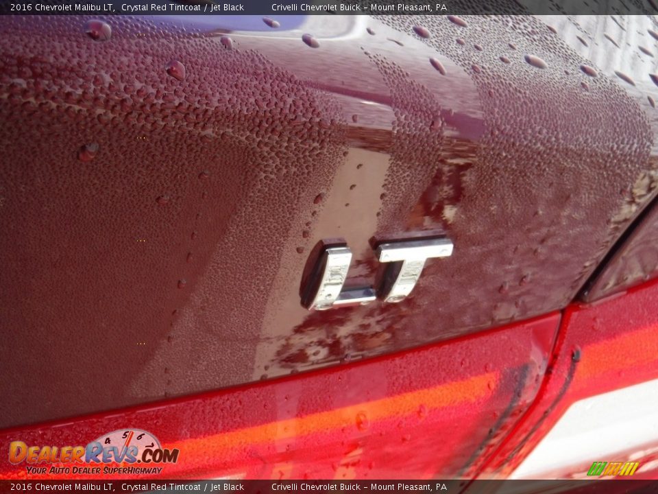 2016 Chevrolet Malibu LT Crystal Red Tintcoat / Jet Black Photo #8
