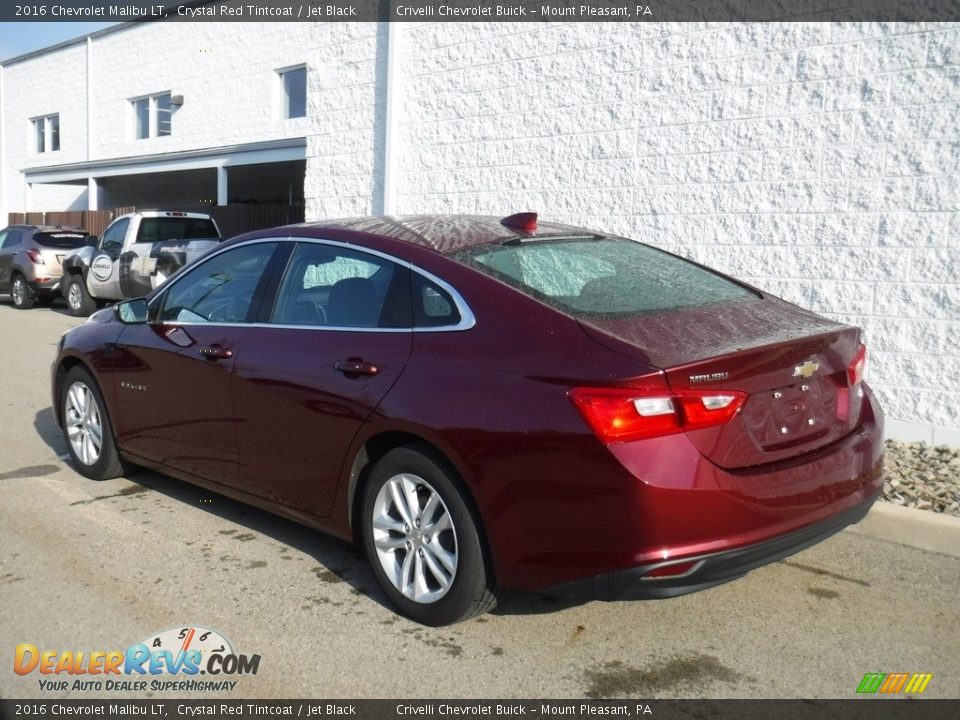 2016 Chevrolet Malibu LT Crystal Red Tintcoat / Jet Black Photo #9