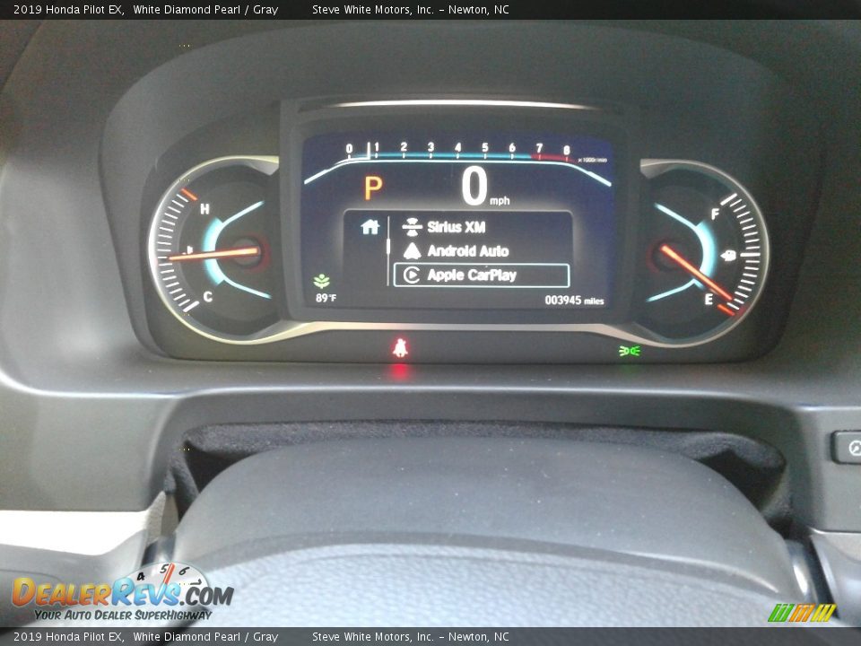 2019 Honda Pilot EX White Diamond Pearl / Gray Photo #19
