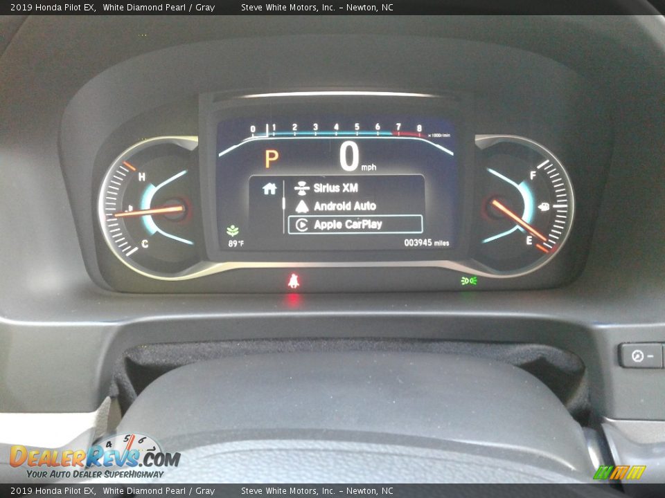 2019 Honda Pilot EX White Diamond Pearl / Gray Photo #20