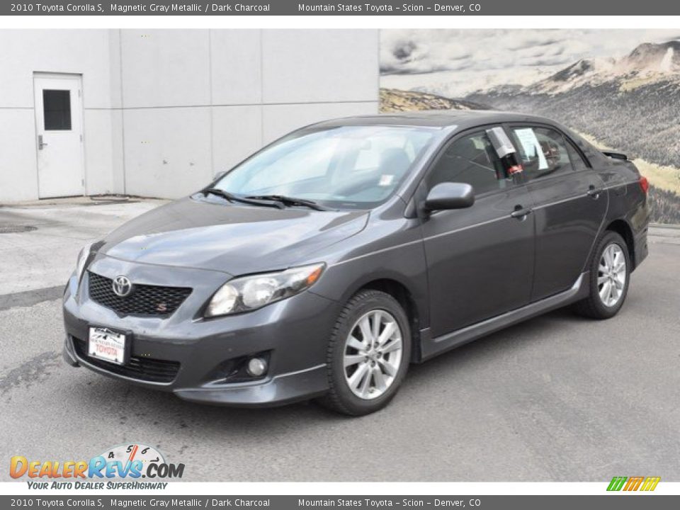 2010 Toyota Corolla S Magnetic Gray Metallic / Dark Charcoal Photo #2