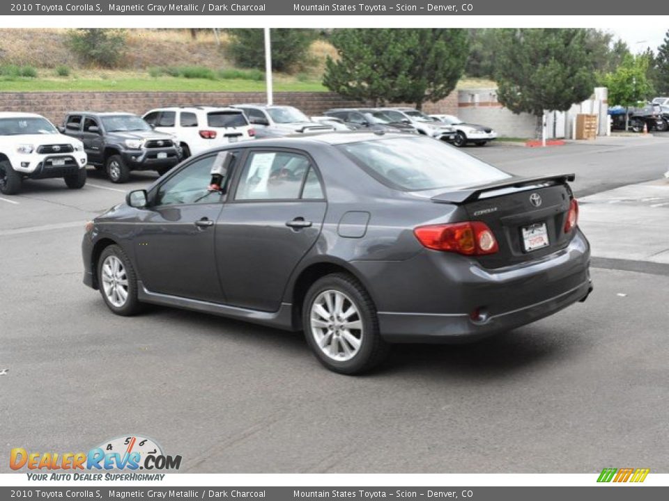 2010 Toyota Corolla S Magnetic Gray Metallic / Dark Charcoal Photo #4