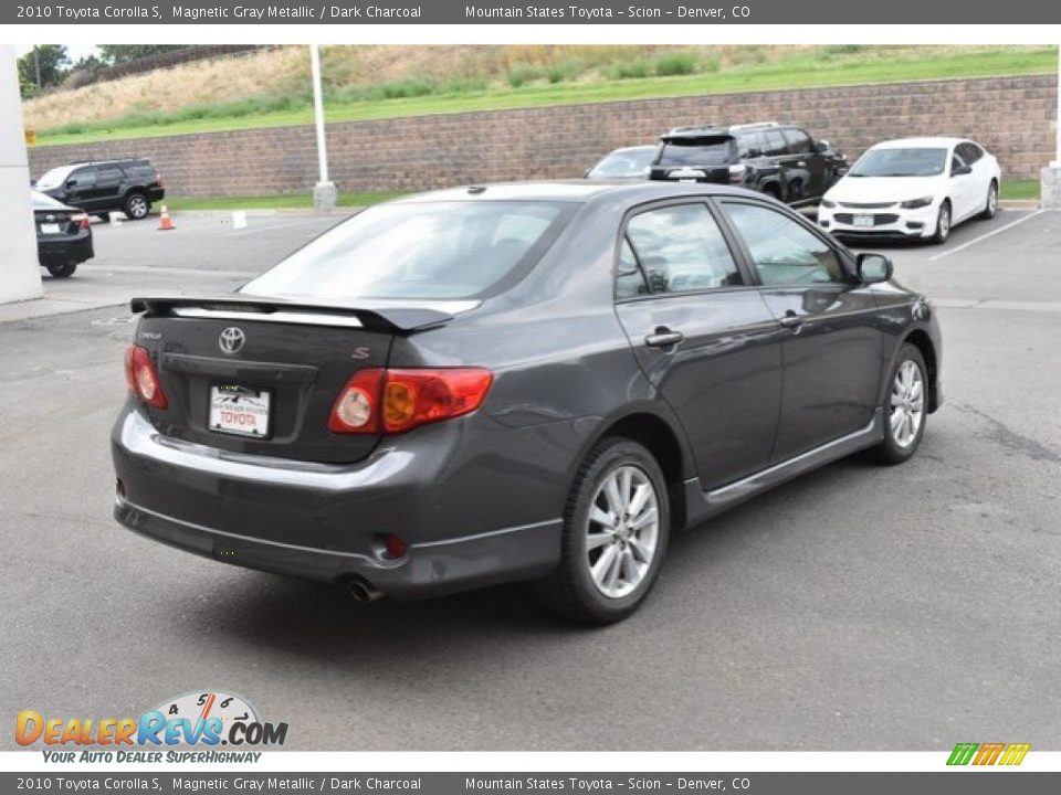 2010 Toyota Corolla S Magnetic Gray Metallic / Dark Charcoal Photo #6