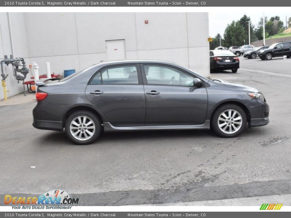 2010 Toyota Corolla S Magnetic Gray Metallic / Dark Charcoal Photo #7