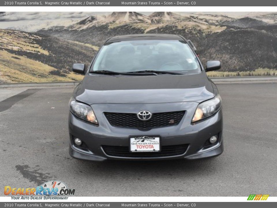 2010 Toyota Corolla S Magnetic Gray Metallic / Dark Charcoal Photo #8