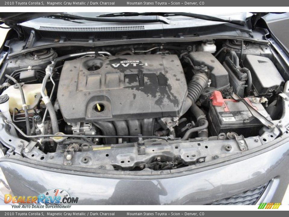 2010 Toyota Corolla S Magnetic Gray Metallic / Dark Charcoal Photo #9