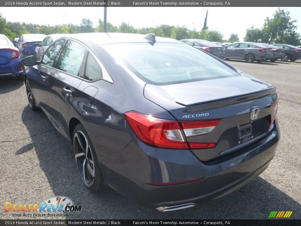 2019 Honda Accord Sport Sedan Modern Steel Metallic / Black Photo #2