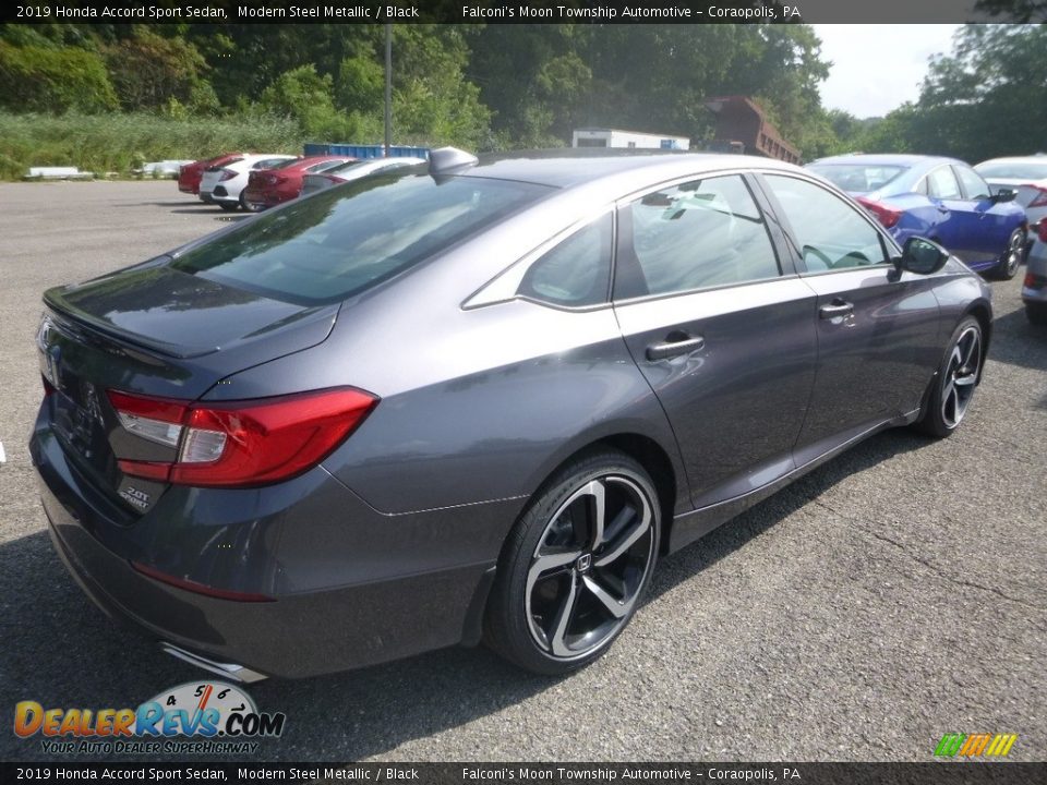 2019 Honda Accord Sport Sedan Modern Steel Metallic / Black Photo #4