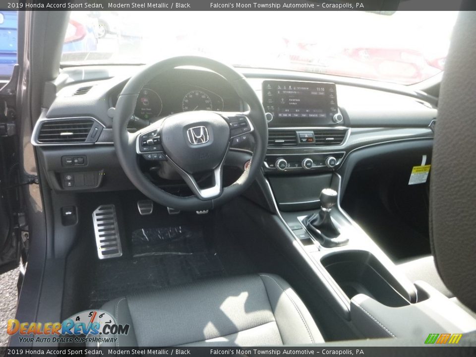 2019 Honda Accord Sport Sedan Modern Steel Metallic / Black Photo #10