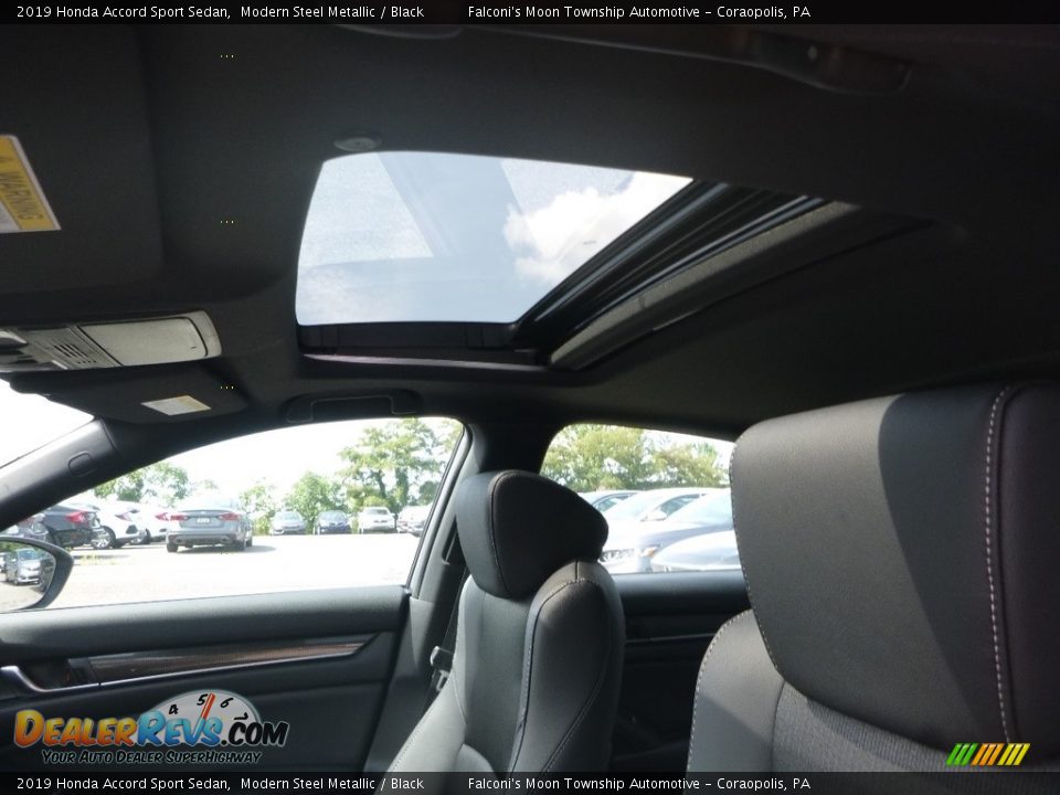 2019 Honda Accord Sport Sedan Modern Steel Metallic / Black Photo #13